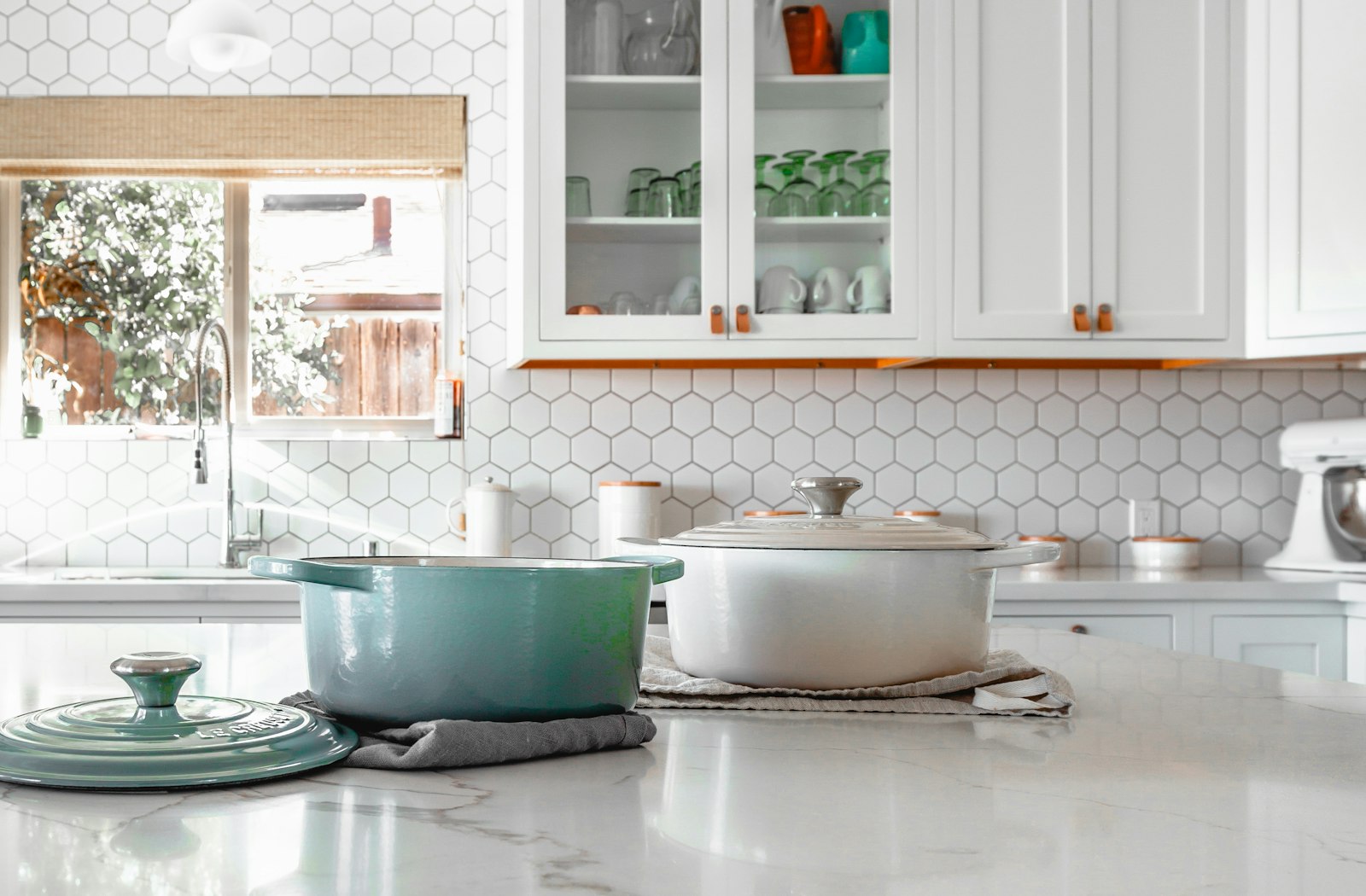 Modern kitchen renovation completed by Upside Construction